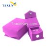 Customized velvet jewelry box