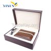 High quality new type customized leather cover wooden watch box