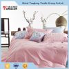 Water-ink Lotus designed Plain cotton embroidery 4pcs bedding set