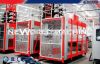 1 Ton Each Lifting Capacity Double Cage Safety Building Hoist Sc100/100 With Ce