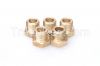 China high precision brass machined spare parts with OEM service