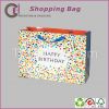 The high-end paper shopping gift packaging bag with happy birthday desgin