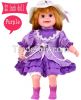 22 inch Hot sale cheap girl baby doll, life like doll, lovely doll american girl toy reborn