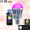 bluetooth light control led bulb rgbw lamp colors changing