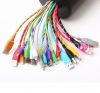 Fabric braided mobile phone cable for iphone 5/6 10 colors 1m2m3m