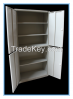 Modern Stainless Steel Hinged Door Storage Filing Cabinet with Shelf