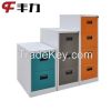 Colorful Steel 2/3/4 Drawers Filing Cabinet for Office/School/Factory