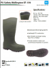 Green Safety PU Wellington Boot S5 SRC Steel Toe Wellington Boot SF-159