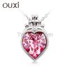 11012-1 OUXI Jewelry fashion heart necklace Made With Swarovski Elements