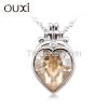 11012-1 OUXI Jewelry fashion heart necklace Made With Swarovski Elements
