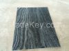 zebra black wood marble honed polish slab, tile