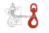 G80 Alloy Steel Self Locking Hook, Swivel Hook, eye hook, clevis hook, positive locking latch