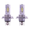 2PCS H4 12V 80W LED 6000K Fog Driving Head Light Bulb Lamps White H7