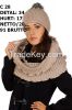 Knitted hats and scarves