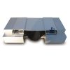 Metal wall and ceiling joint covers in building materials