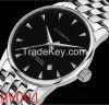 Fashionable professional set date automatic watch ,simple mechanical watch ,mechanical stainless steel watch case