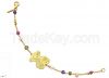 famous brand stainless steel jewelry bear jewelry teddy bear bracelet