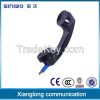 PC handset with coiled...
