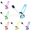 colorful computer headphone, mono fashion headset