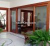High quality Wooden grain color aluminum sliding door from China Supplier