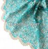 Fashiona style African polyester guipure lace fabric white,big quality embroidered water soluble lace fabric with rhinestones