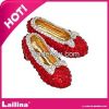Fashion cute shoes brooches with rhinestone for wedding/party