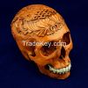 1:1 human replica skull flower plot for Halloween decoration