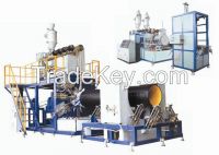 Large Diameter Spiral Corrugated Pipe Extrusion Line