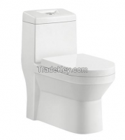 Sanitary ware bathroom one piece toilet washdown ceramic wc toilet