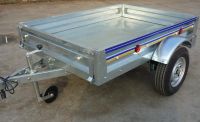 new car trailer, torsional axle of shock absorber