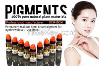 Lushcolor Permanent Makeup Pigment For Eybrow Tattoo Threading Oem Available