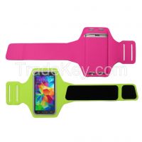 Waterproof fabric lycra material reflective sport armband case for iPhone 6/6plus