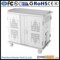 charging cart for laptop tablet pc in school office equipment