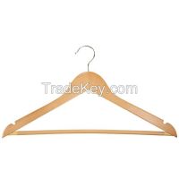 Wooden hanger for coat