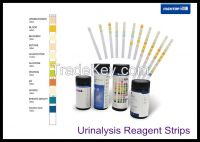 CE approved Urinalysis Reagent Strips, glucose/ph/protein/blood/ketone/bilirubin/SG/nitrite/Acorbic Acid