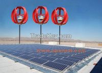 Vertical Axis Wind Turbine &amp; Solar Hybrid Power Systems
