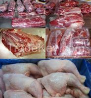 Frozen meat , poultry , Frozen whole chicken , Frozen Chicken paws/feet ,