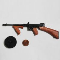 1/6 Scale Tompsen 1928 Submachine Gun Smg Second World War Weapons Toy