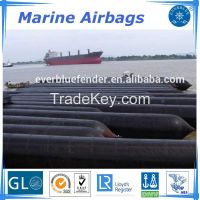 ISo 14409 certificated Pneumatic Rubber Lauching airbags for boat launching/lifting/salvage