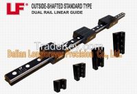 Linear guide-Dual rail linear guide - outside shafted standard type