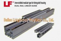 dual rail linear guide - belt-drive modular type