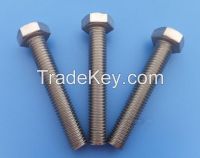 2015 wholesale high quality carbon steel DIN933 hex bolt cheap price