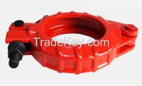 forged DN125 concrete pump pipe clamp coupling from Chinese manufacturer