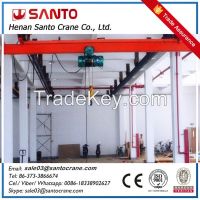 lx model eot single girder hanger underslung overhead bridge crane with ce iso