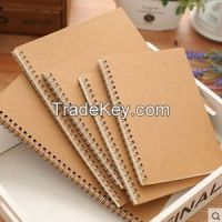 A4 Craft Paper Cover Sprial Sketch Notebook