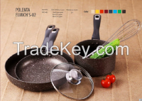 Eco-Friendly High Quality Fry Pan Set Polenta Elmich S-02