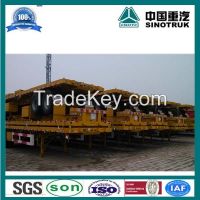 40' container flatbed semi-trailer with 3axles