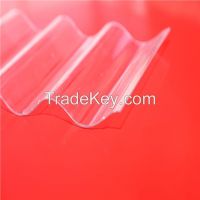 corrugated polycarbonate roofing material