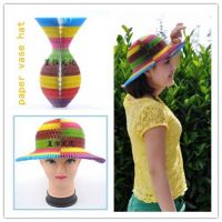 Colorful Plaid Paper Hat for Party, Christmas, Halloween, Promotion, Birthday