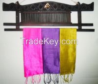 Thai silk scarves 100% silk wholesale fromThailand $2.50